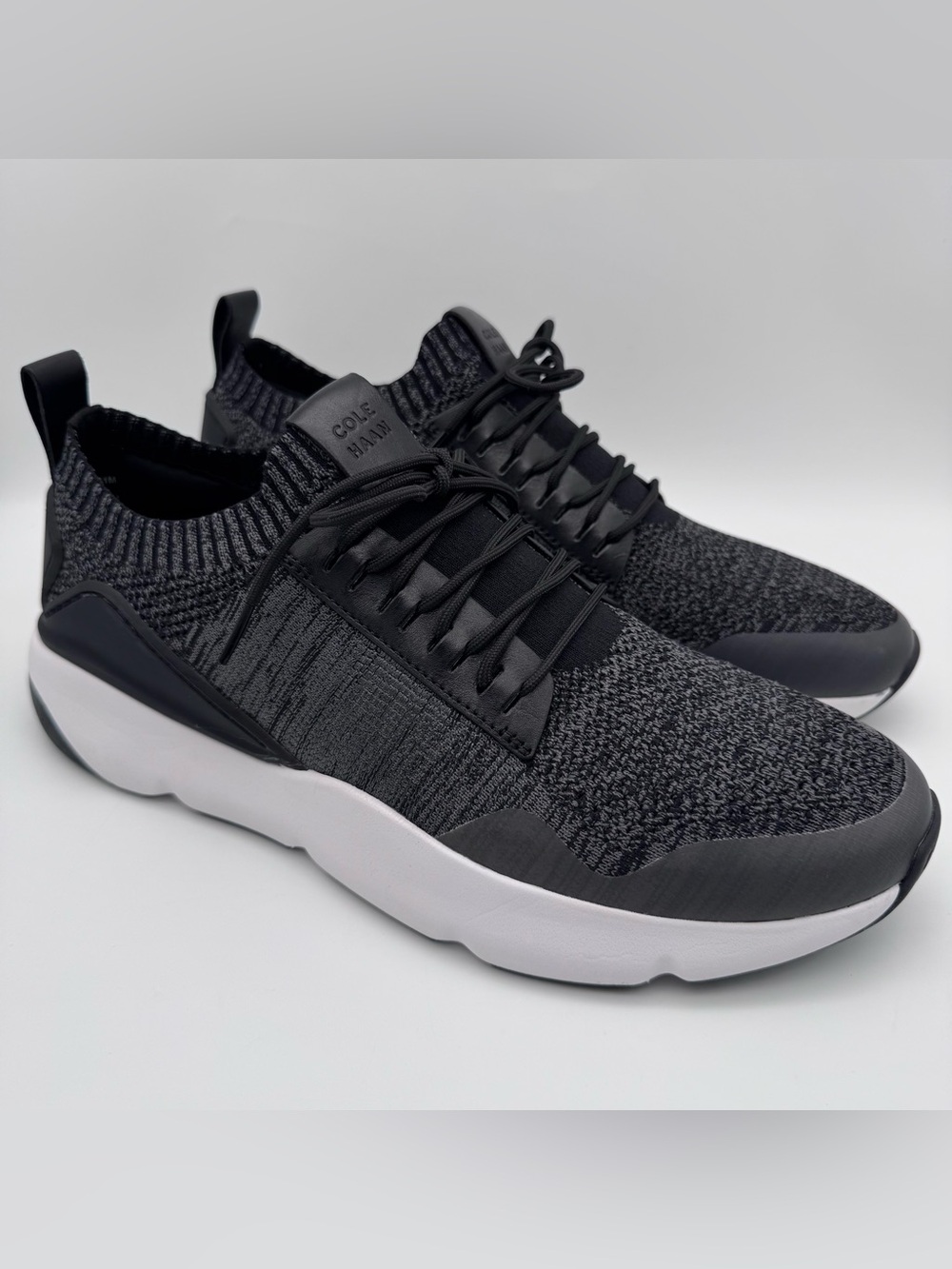Cole Haan Mens Zerogrand All Day Trainers Sneakers Black Grey C29383 Size 11 M - Picture 2 of 10